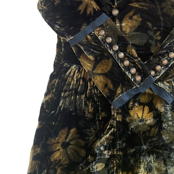 Free People Hazel Duster Crushed Velvet - Picture 4 of 16